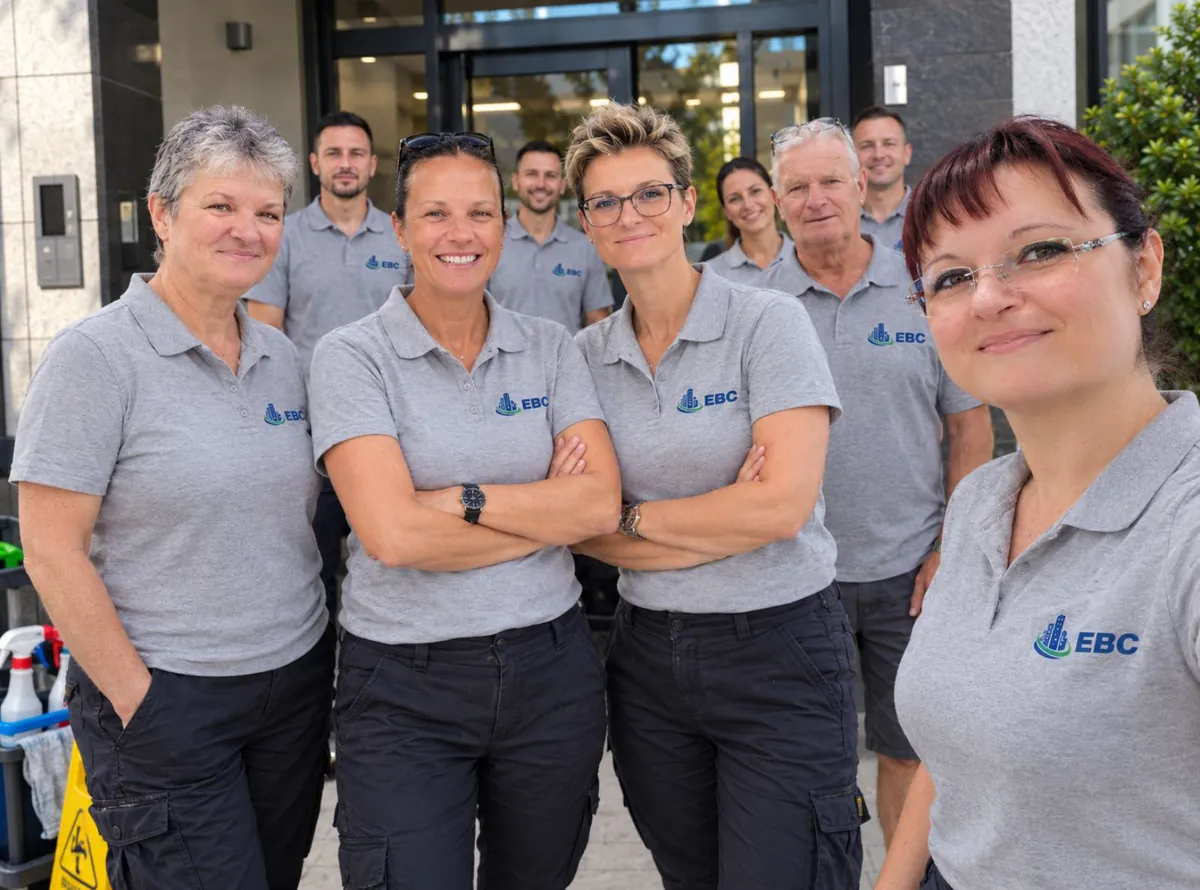 EBC tim ispred stambene zgrade